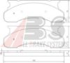 A.B.S. 38450 Brake Pad Set, disc brake